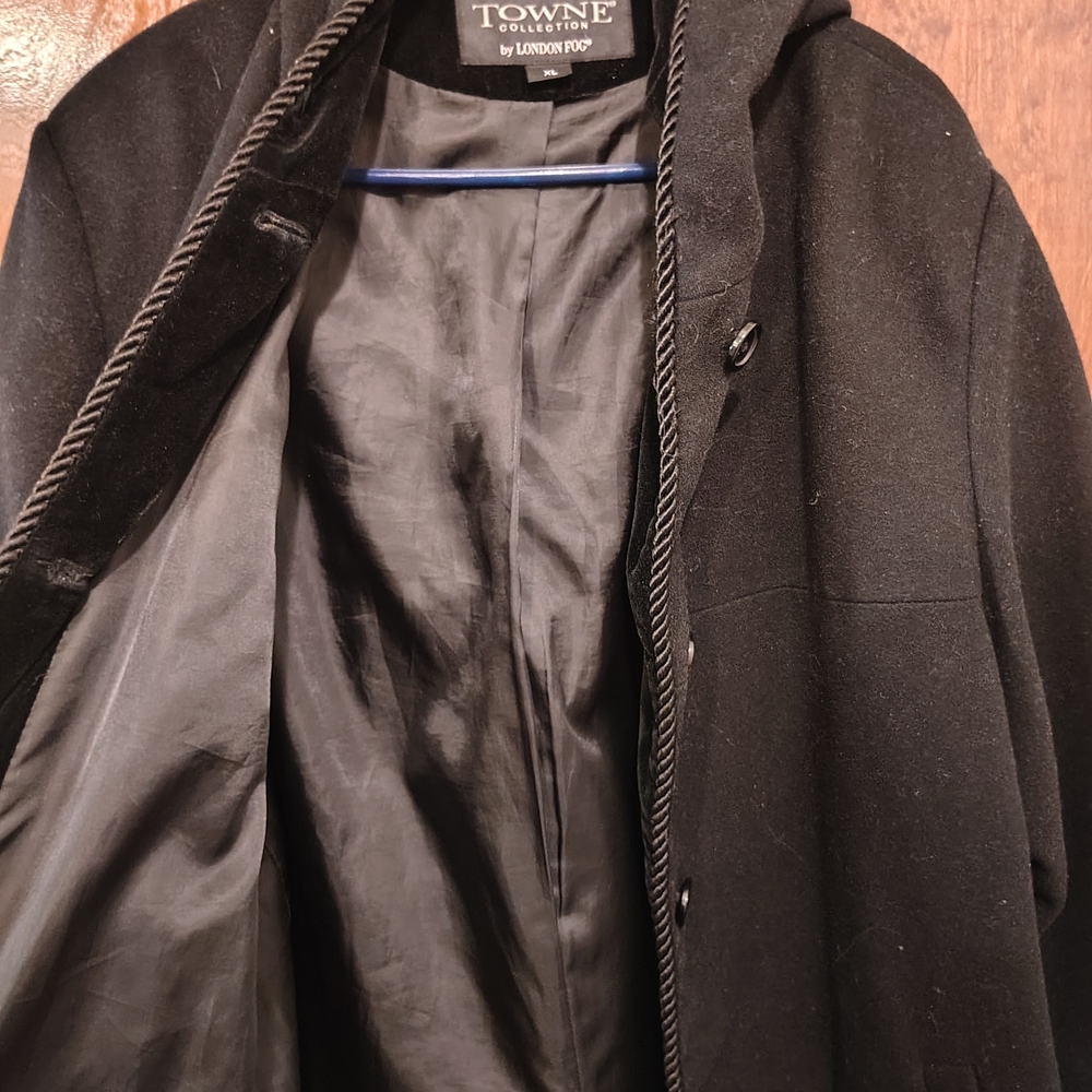 London Fog Black Trench Coat